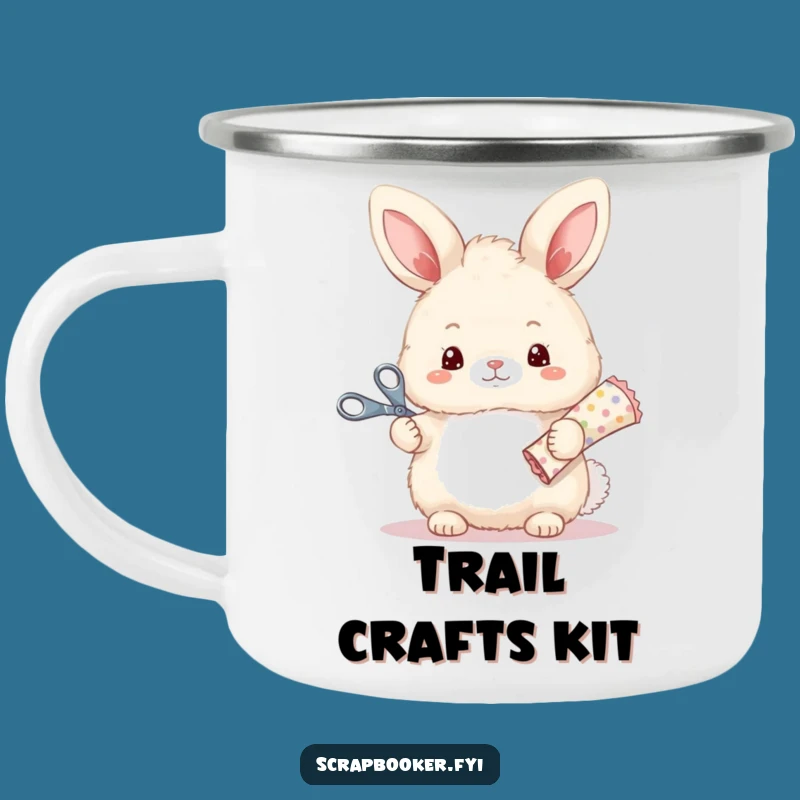 Funny Bunny Craft Camping Mug: Sip and Create Outdoors
