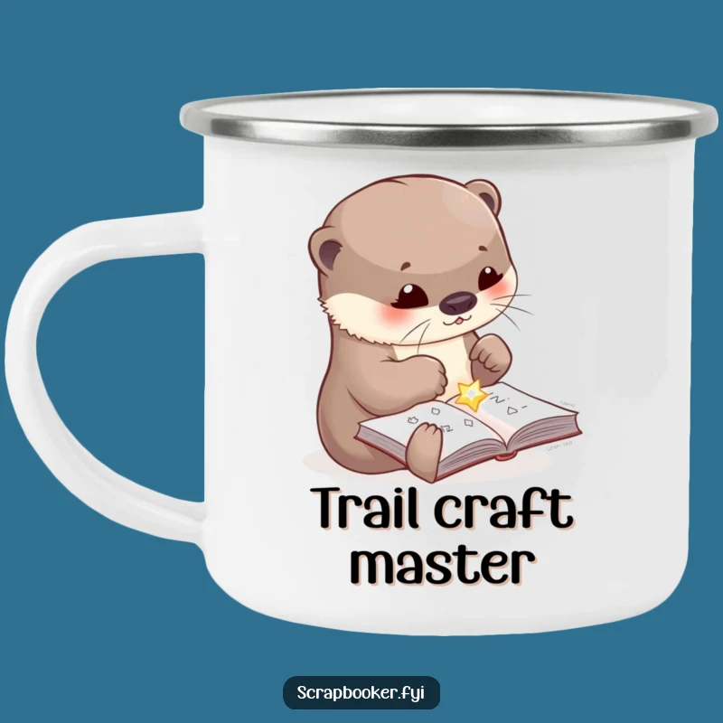 Funny Otter Camping Mug: Durable Crafting Companion, Outdoor Fun, Perfect Funny Gift