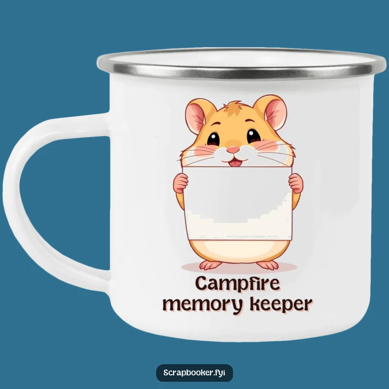 Funny Proud Hamster Scrapbook Camping Mug - Adventure & Craft Ready