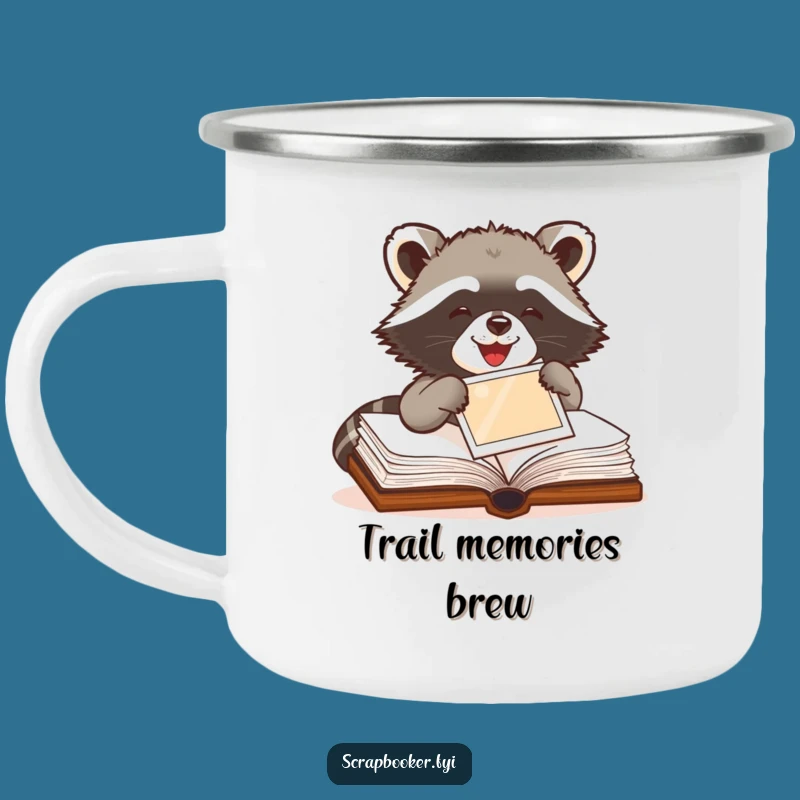 Funny Raccoon Camping Mug - Sip Coffee on Adventures with Humor