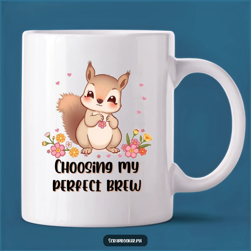 Funny Squirrel Decor Mug: Unleash Your Inner Decorator with Style