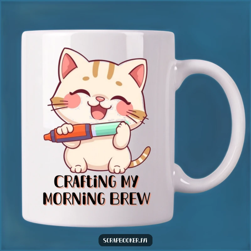 Funny Cat Glue Stick Mug: A Hilarious Crafting Companion Perfect Funny Gift