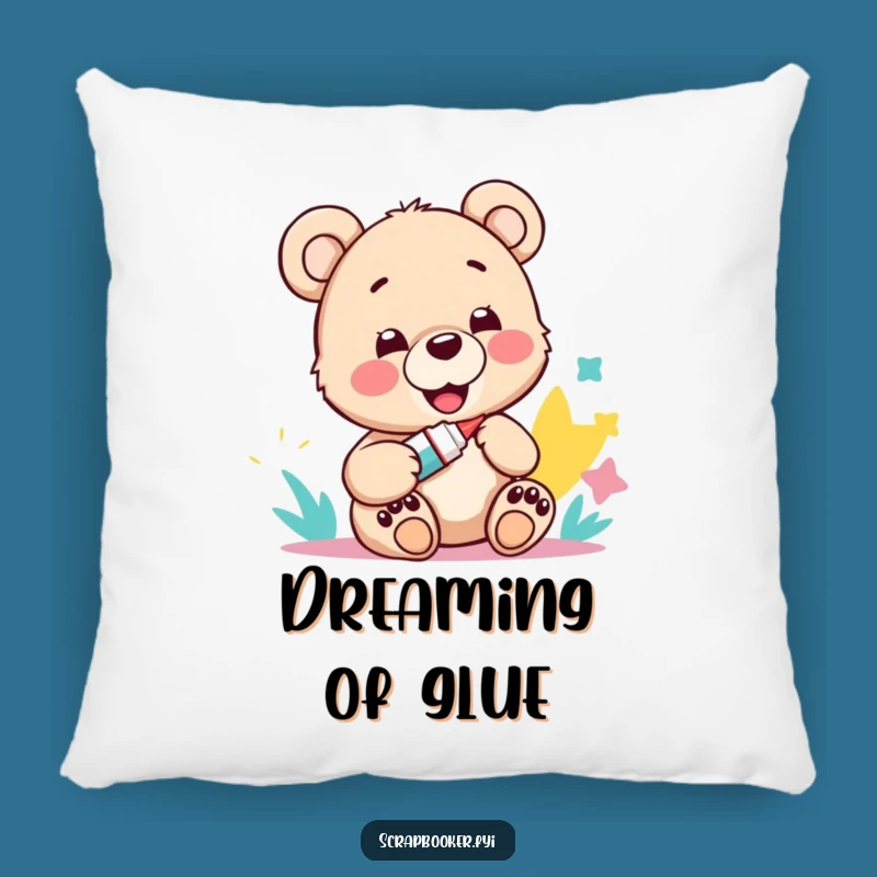 Funny Bear Cub Craft Pillow: Cozy Up Your Creative Corner