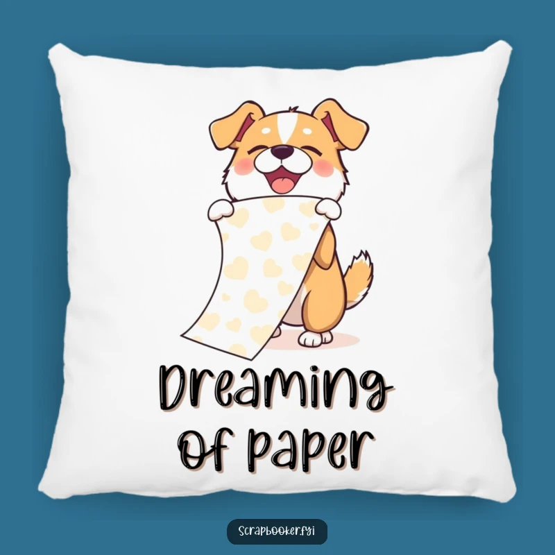 Funny Dog Paper Unfurling Pillow: Soft Joy, Perfect Comfort Gift