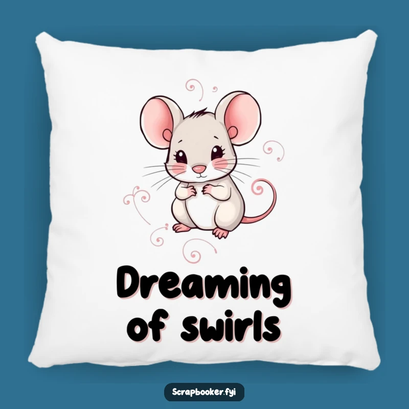 Funny Mouse Pillow: Meticulous Art for Cozy Spaces