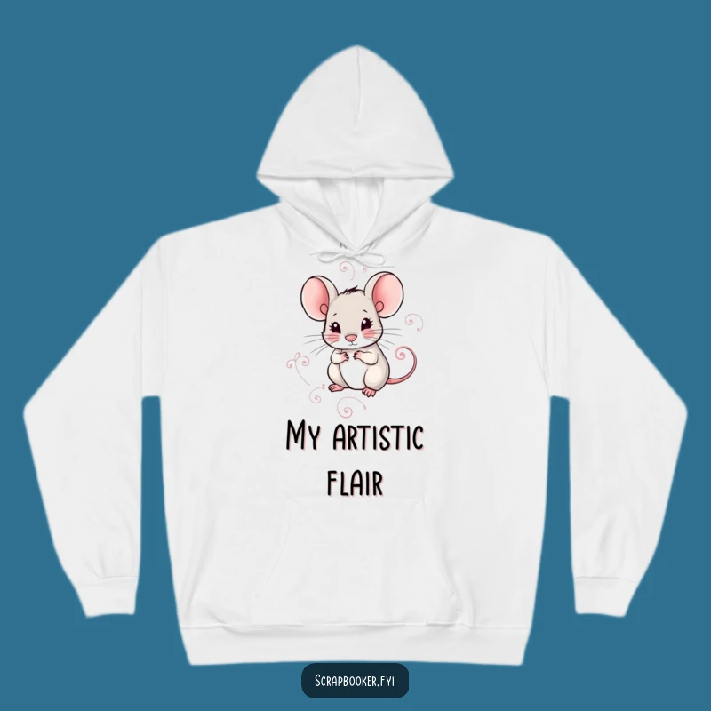 Cozy Funny Mouse Hoodie: Meticulous Art for Warm Comfort