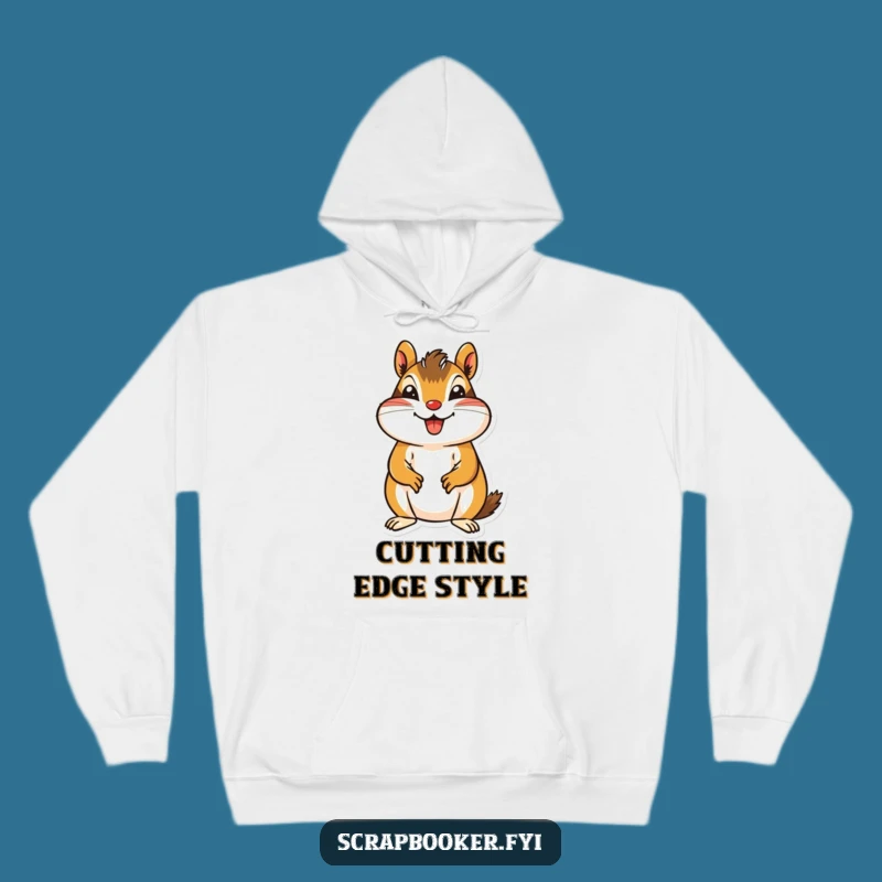 Funny Chipmunk Hoodie - Stay Cozy While Getting Crafty