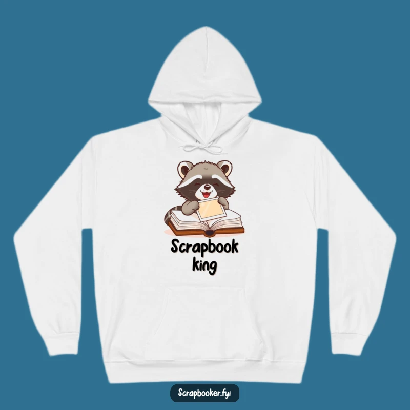 Funny Raccoon Hoodie - Cozy Up with This Hilarious Crafting Companion