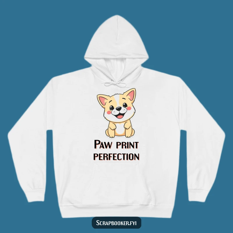 Funny Dog Stamp Hoodie: Cozy Dog Artist Sweatshirt, Warm & Cute, Perfect Funny Gift