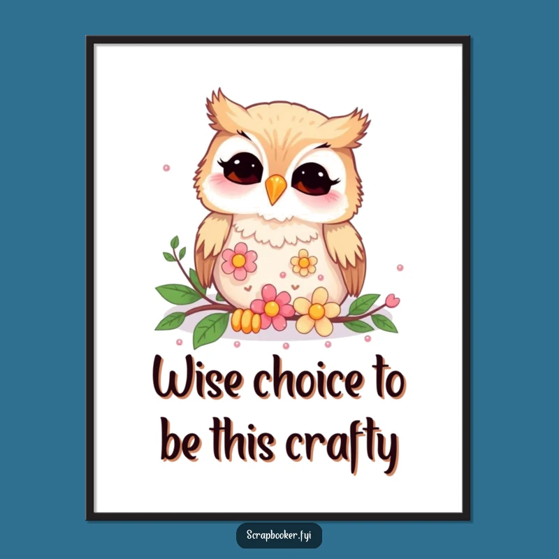 Free Printable Giggling Owl Wall Art: Hilarious DIY Downloadable Decor for Whimsical Spaces