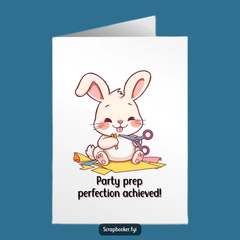 Free Printable Congrats Card: Crafty Bunny - Fun Downloadable Gift