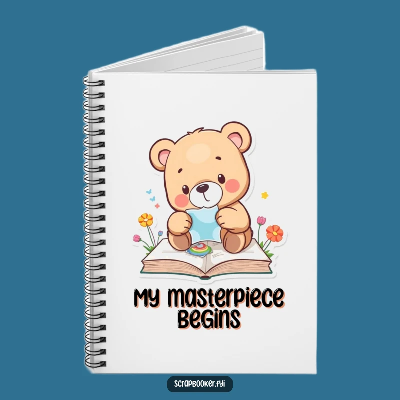 Funny Bear Notebook: Crafting Journal, Perfect Gift for Creative Minds!