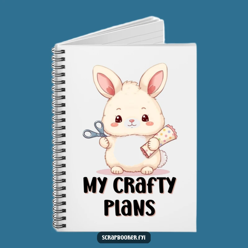 Funny Bunny Craft Notebook: Plan Your Projects with Joy