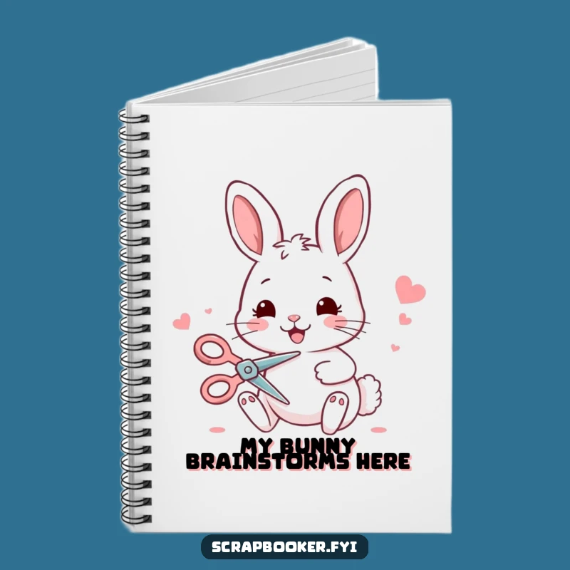 Funny Bunny Crafting Notebook: Jot Down Ideas with Adorable Humor!