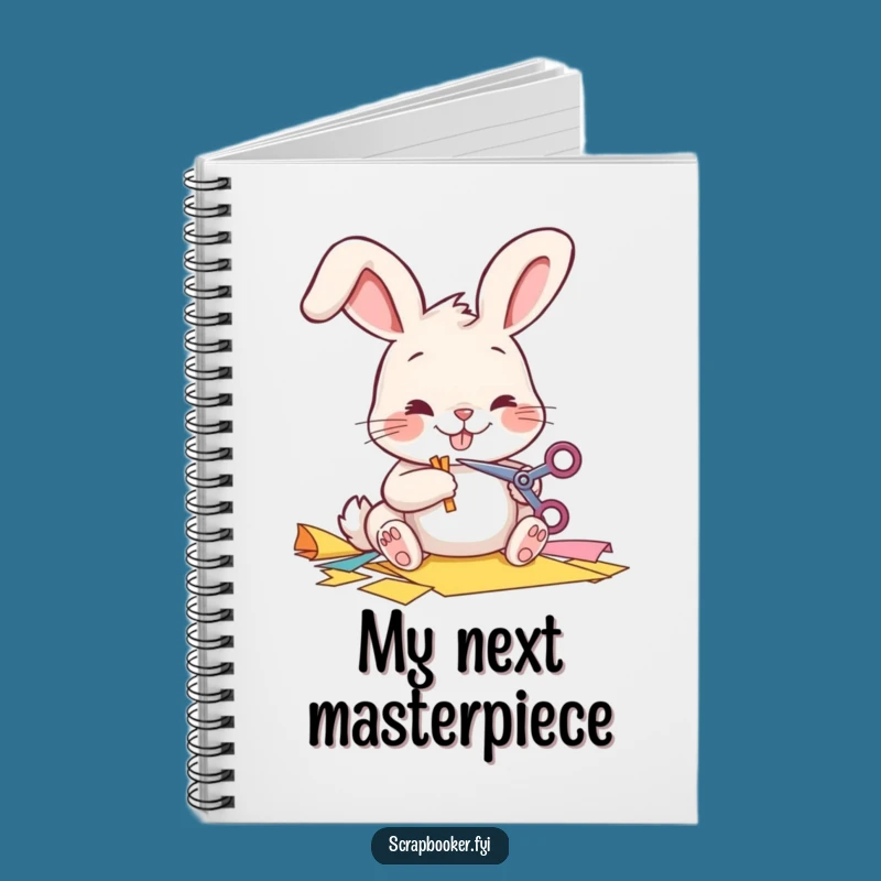 Funny Bunny Notebook: Cheerful Crafting Journal Gift