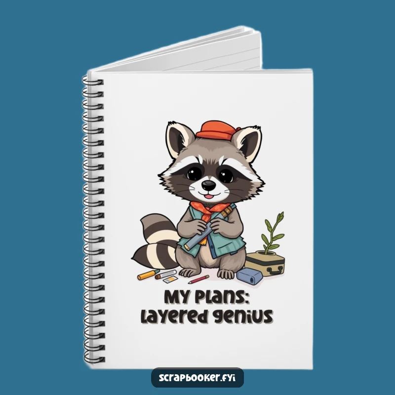 Funny Raccoon Collage Notebook: Playful Artist Journal for Creative Ideas