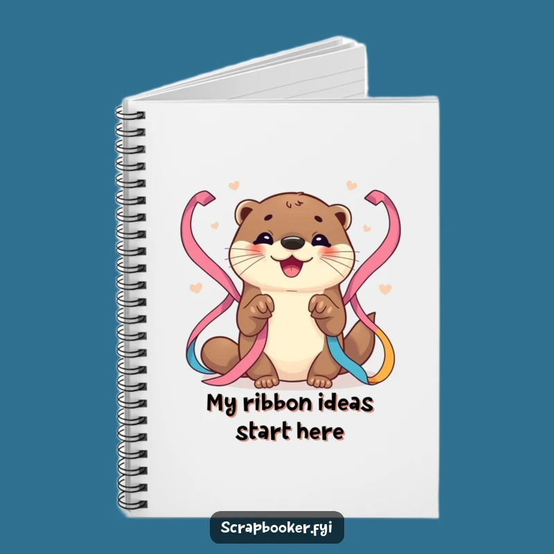Funny Otter Notebook: Joyful Artist Otter Journal, Perfect Gift for Writers!