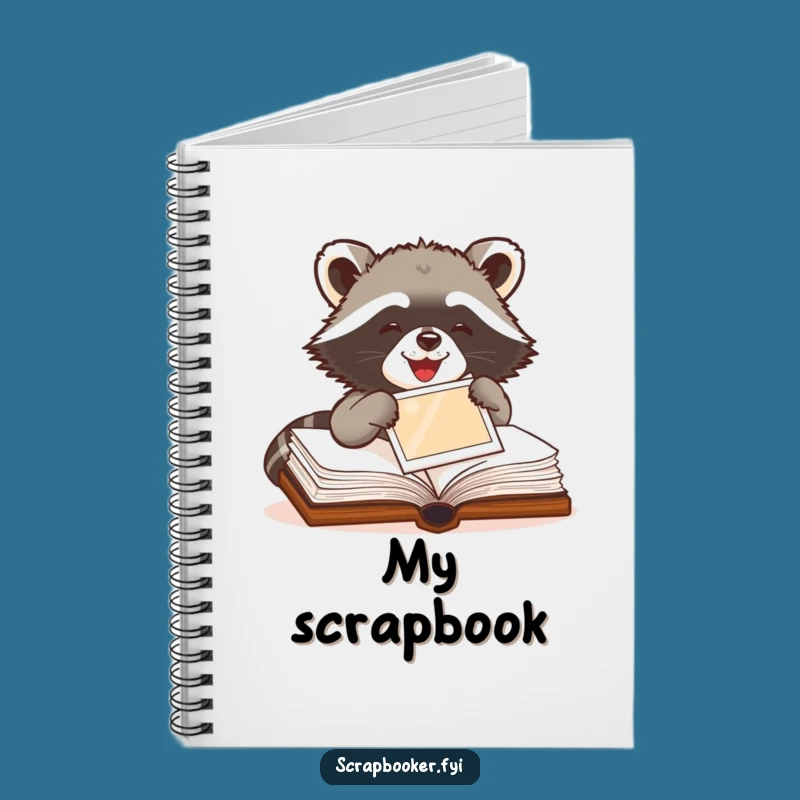 Funny Raccoon Notebook - Jot Down Ideas with Hilarious Crafting Flair