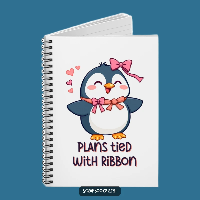 Funny Penguin Decorator Notebook - Plan Your Next Festive Event