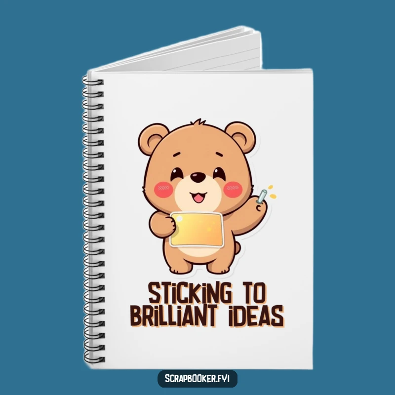 Funny Bear Creative Ideas Notebook: Jot Down Your Masterpieces
