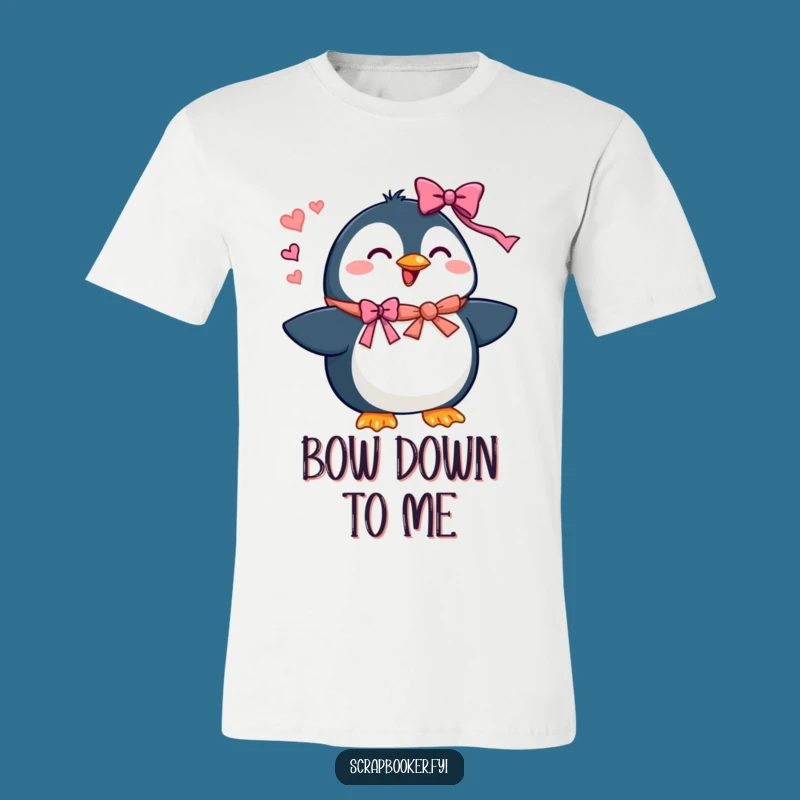 Funny Penguin Decorator T-Shirt - Festive Fun for Everyone
