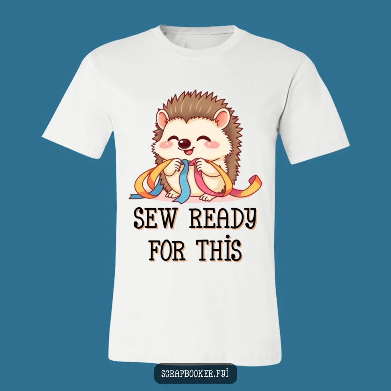 Funny Hedgehog Craft T-Shirt A Hilarious Gift for DIY Enthusiasts with a Sense of Humor