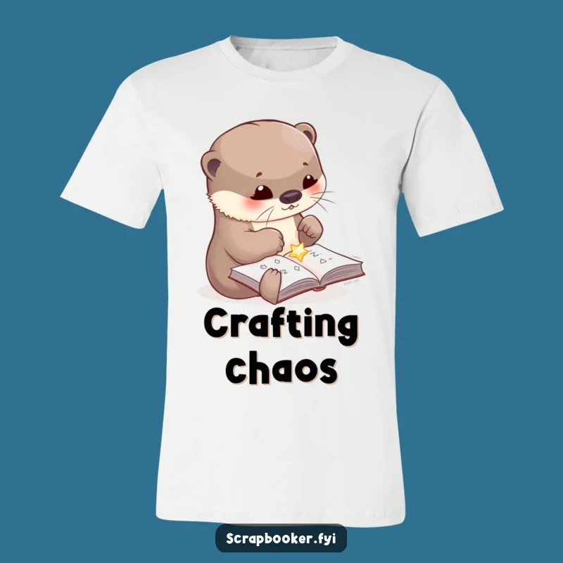 Funny Otter T-Shirt: Cute Crafting Animal Design, Hilarious Apparel, Perfect Funny Gift