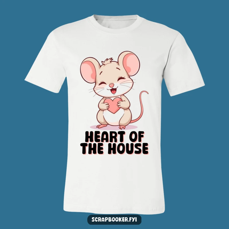 Funny Mouse Heart T-Shirt: Wear Your Heart with This Hilarious Art Tee