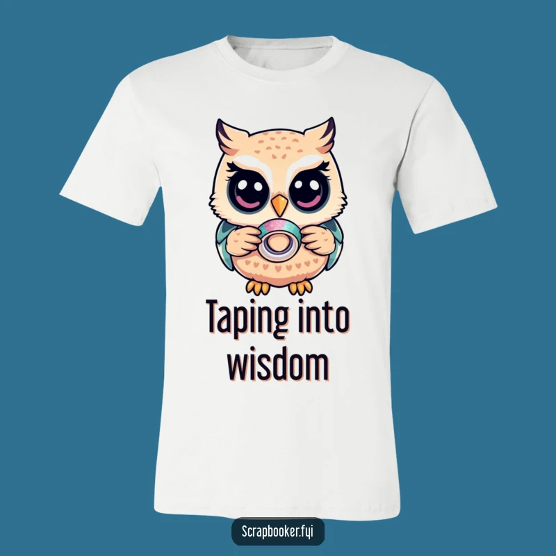 Funny Owl Glitter Tape T-Shirt: Show Your Sparkle with This Hilarious Graphic Tee