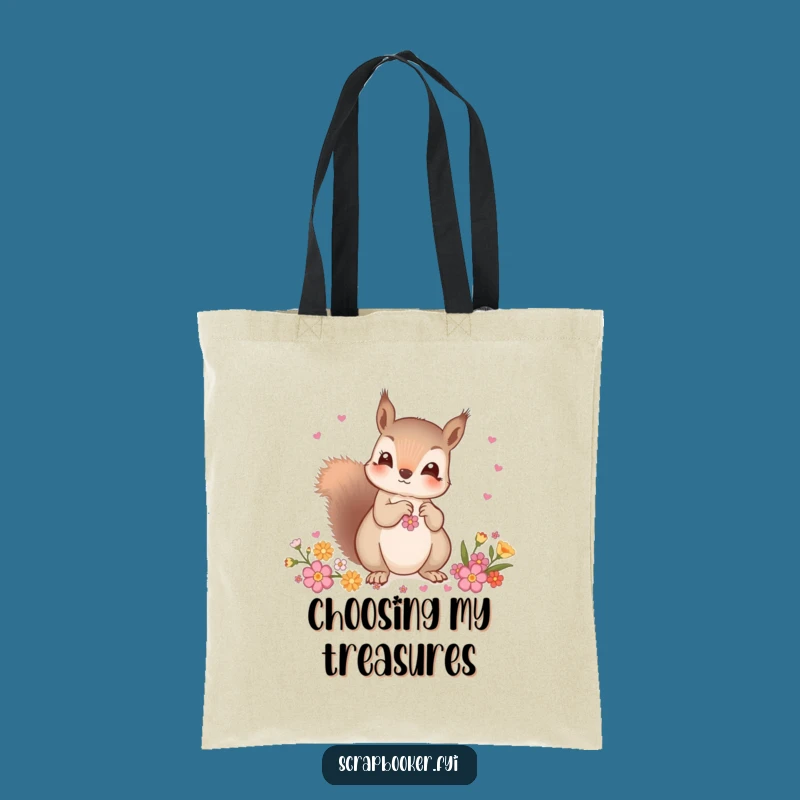 Funny Squirrel Decor Tote Bag: Carry Your Style with Flair
